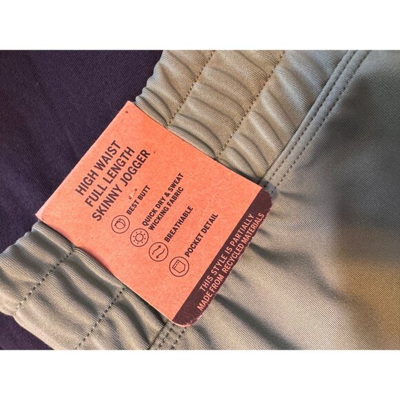 Pink Active Size Medium High Waist Skinny Jogger Pocket Victoria Secret NWT - Picture 9 of 15